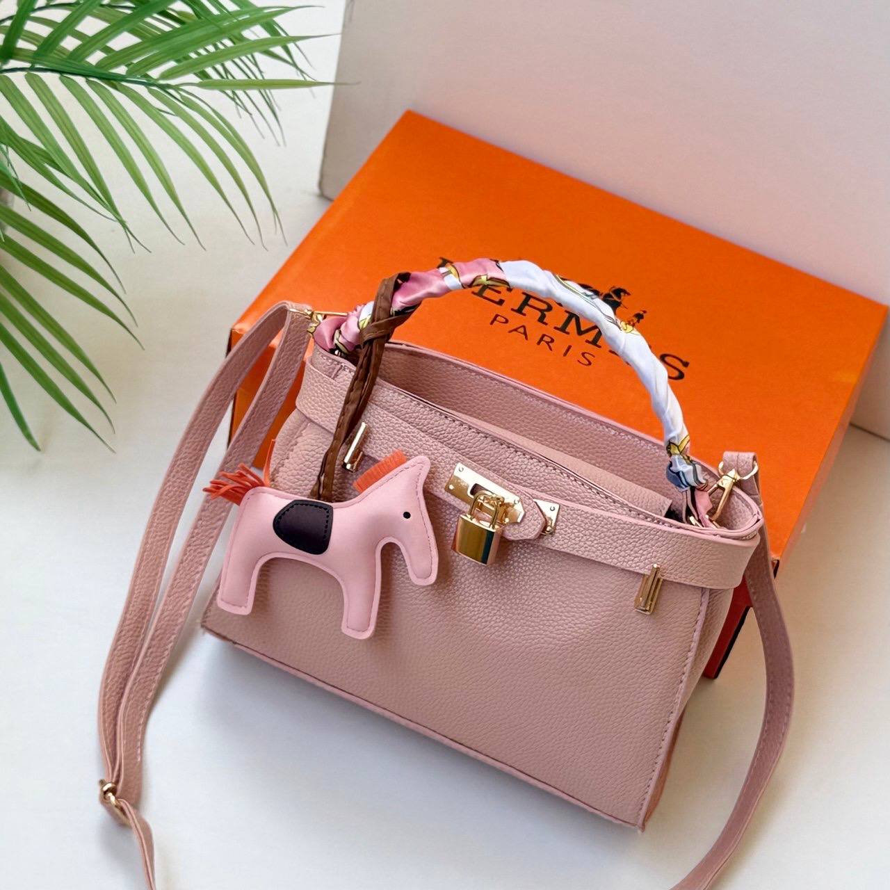 Hermes Small Bag with Charms and Box
