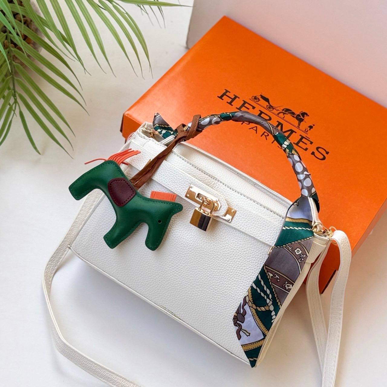 Hermes Small Bag with Charms and Box