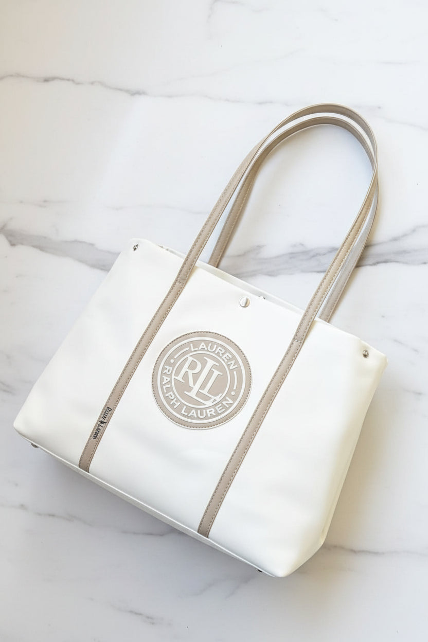 Ralph Lauren canvas tote bag