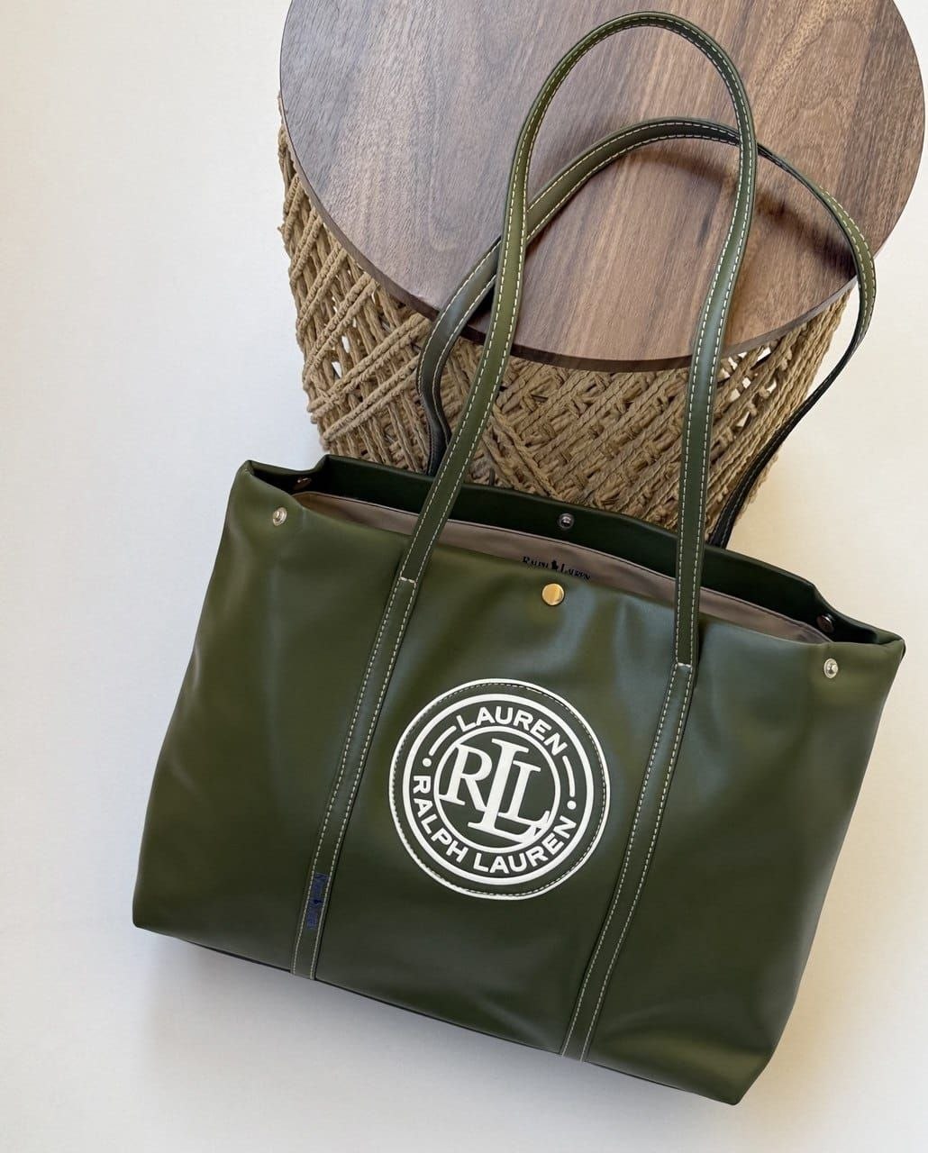 Ralph Lauren canvas tote bag