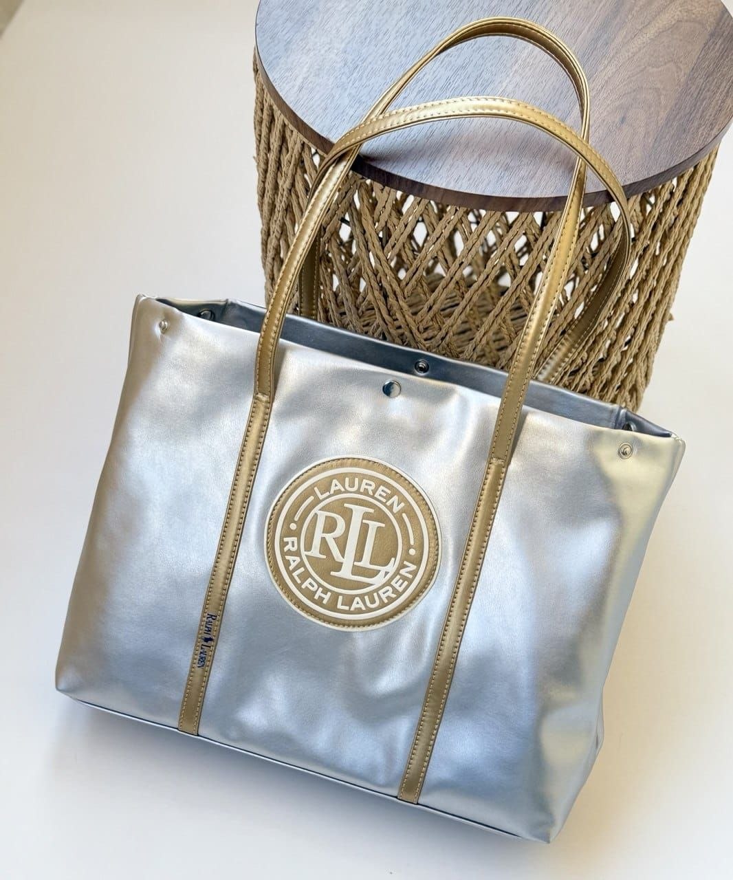 Ralph Lauren canvas tote bag