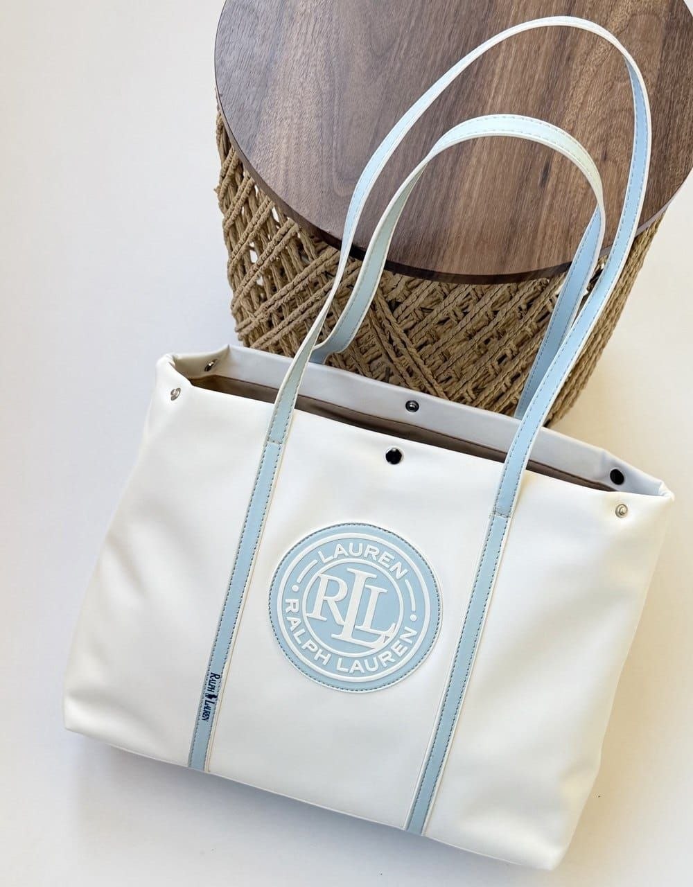 Ralph Lauren canvas tote bag