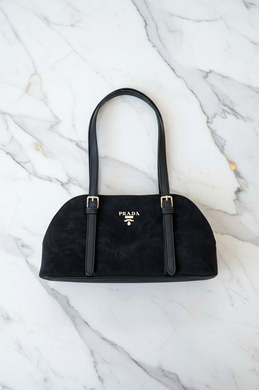Prada Suede Bowling Bag