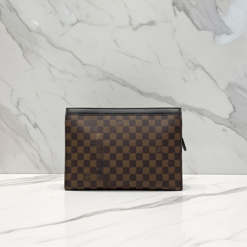 LV Squared Patterned Clutch Bag