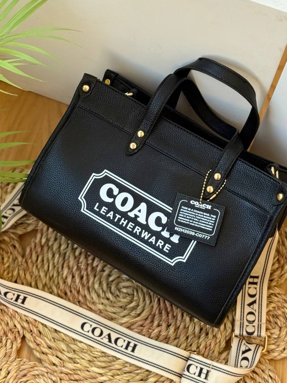 Coach Leather Wear Tote