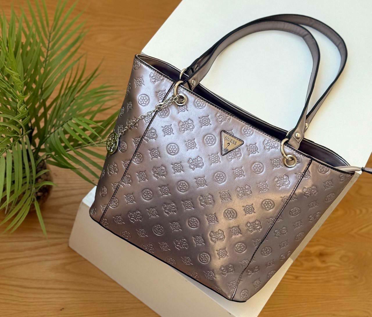 Guess Noelle Lasered Large Tote Handbag