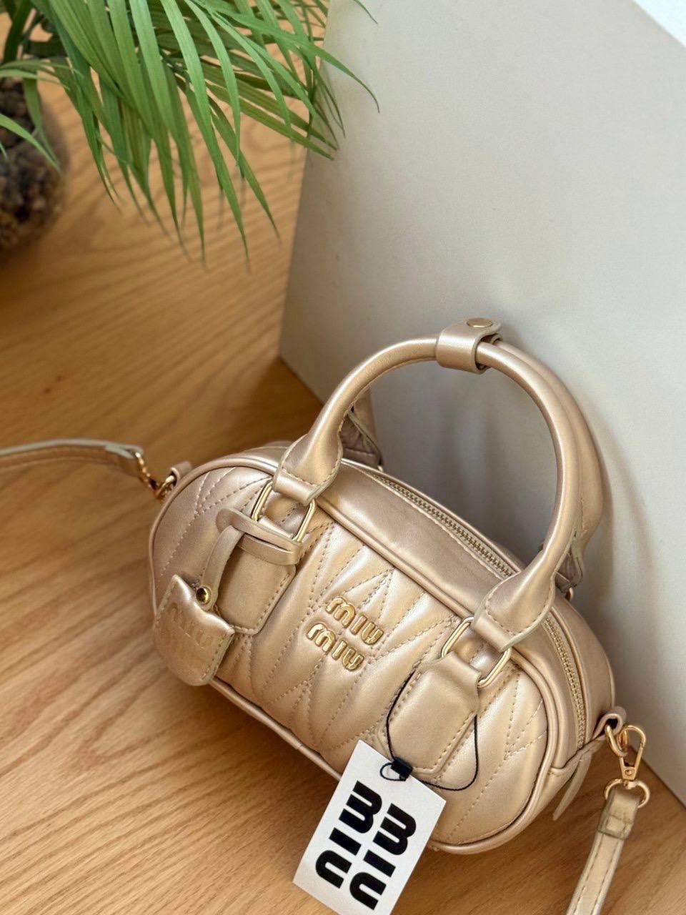 MIU MIU Arcadie Matelassé Mini Bag