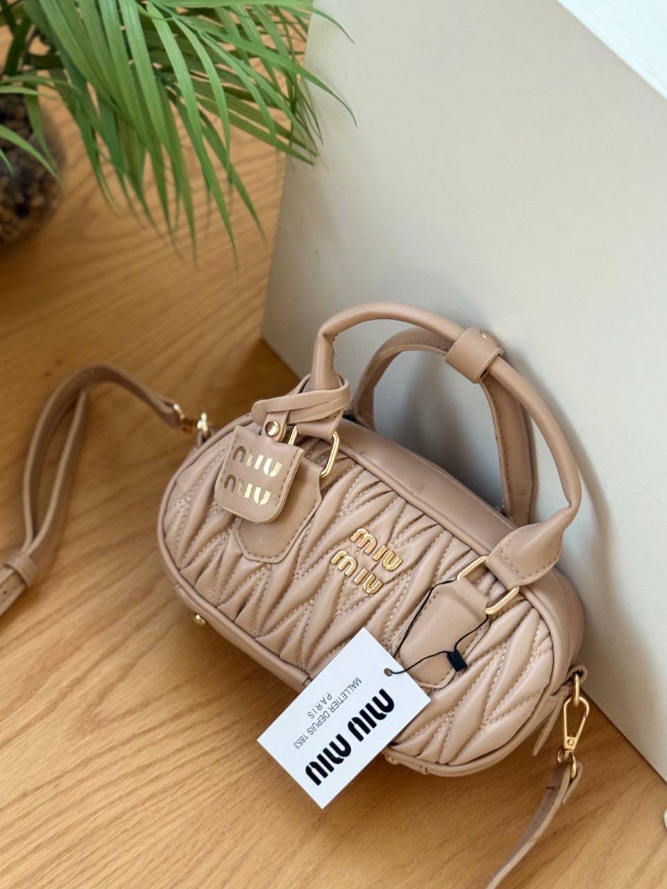 MIU MIU Arcadie Matelassé Mini Bag