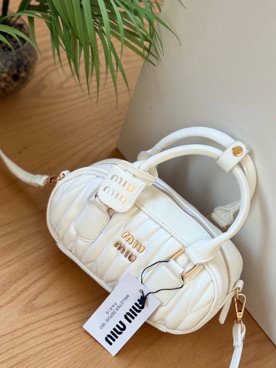 MIU MIU Arcadie Matelassé Mini Bag