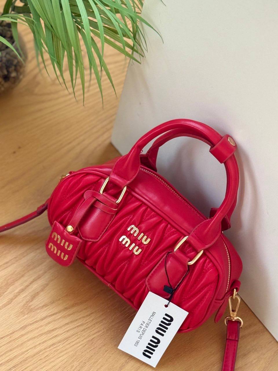 MIU MIU Arcadie Matelassé Mini Bag