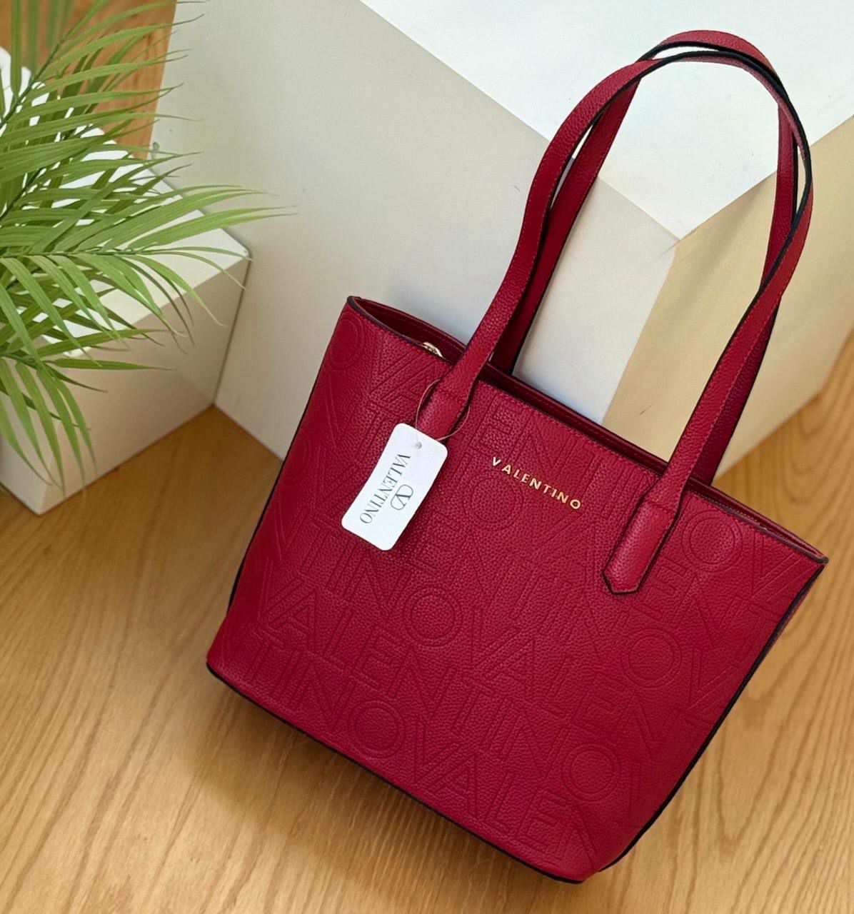 Valentino Laser Printed Tote Bag