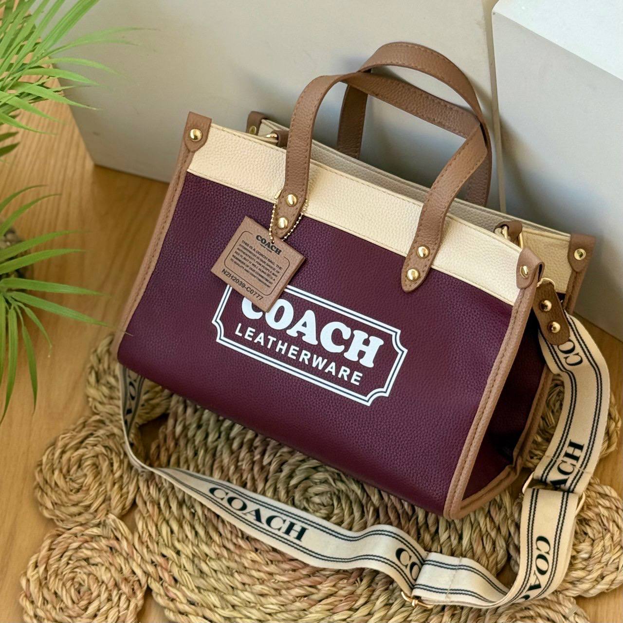 Coach Leather Wear Tote