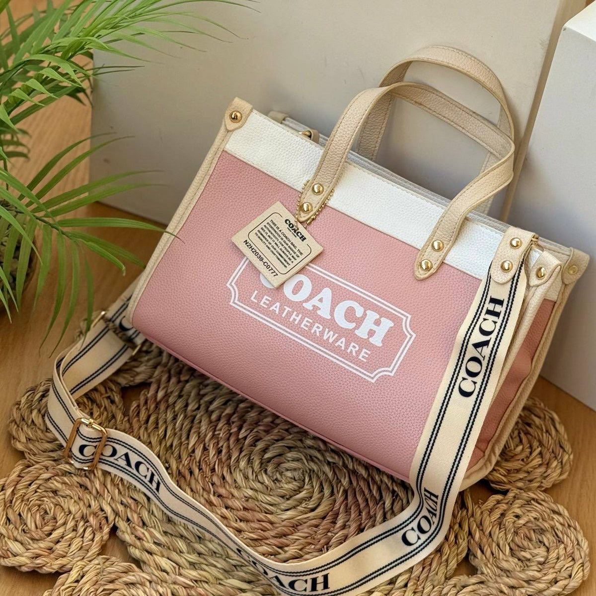 Coach Leather Wear Tote