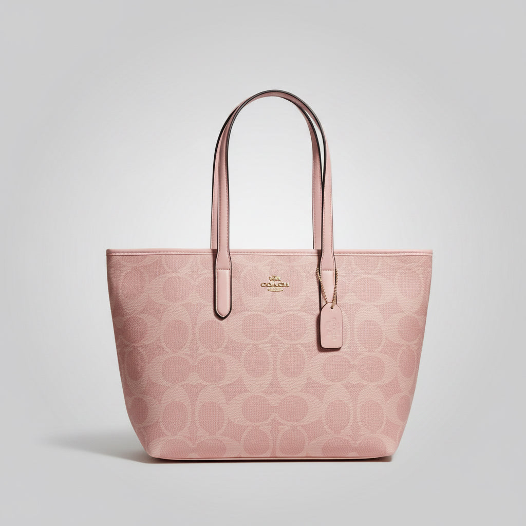 Coach City Tote Bag in Leather Details