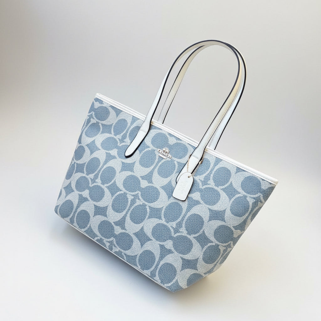 Coach City Tote Bag in Leather Details