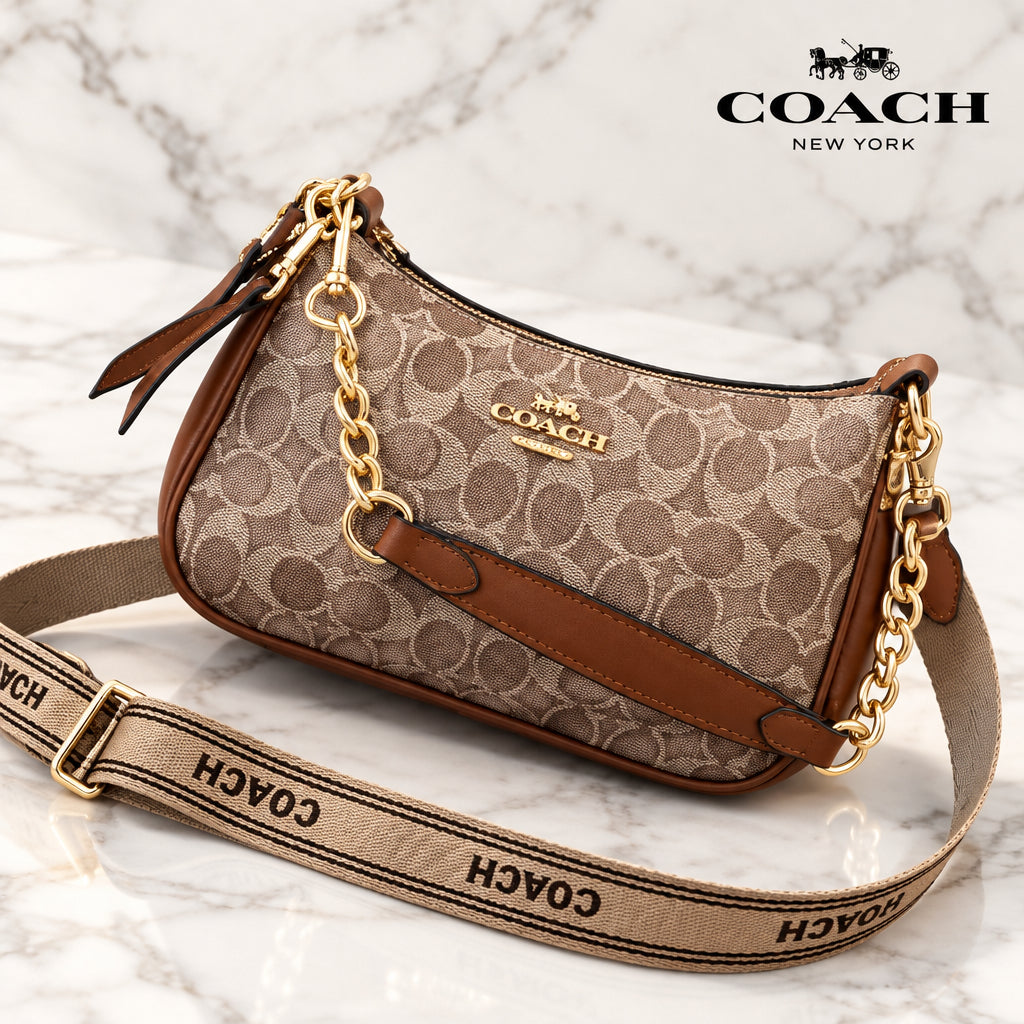 Coach Chains Cross/Hand Bag