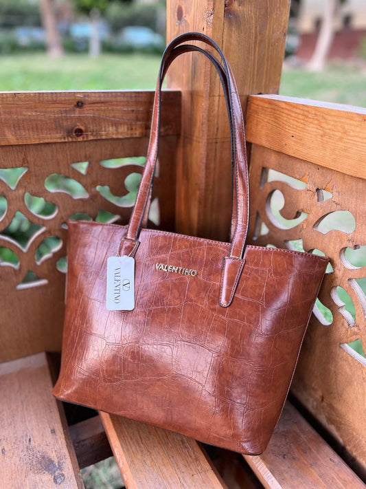 Valentino Tote Cracked Bag