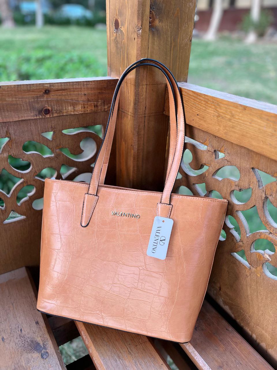 Valentino Tote Cracked Bag