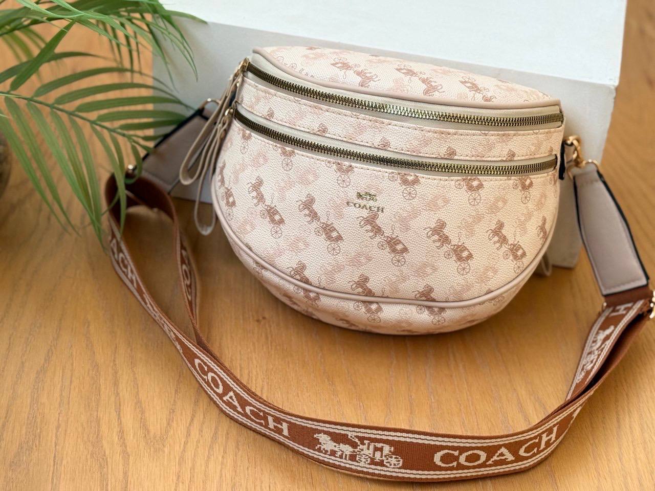 Coach Patterned Waist Bag