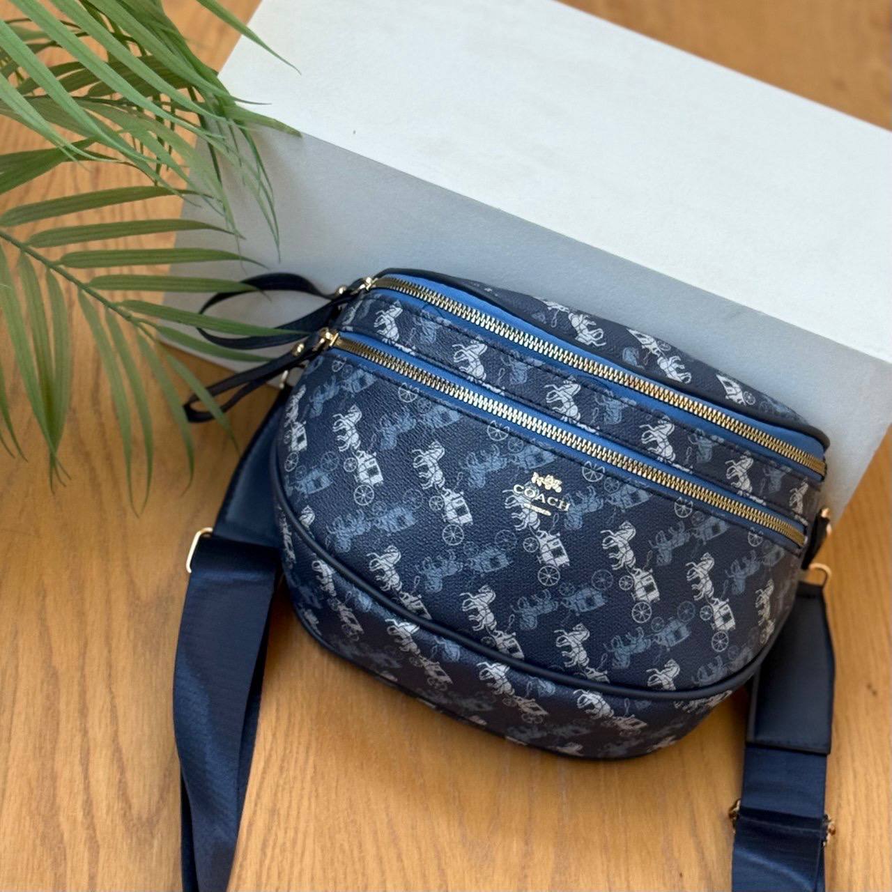 Coach Patterned Waist Bag