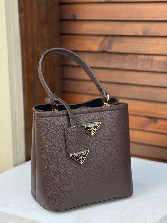Prada Mini Panier Saffiano - Leather Bag