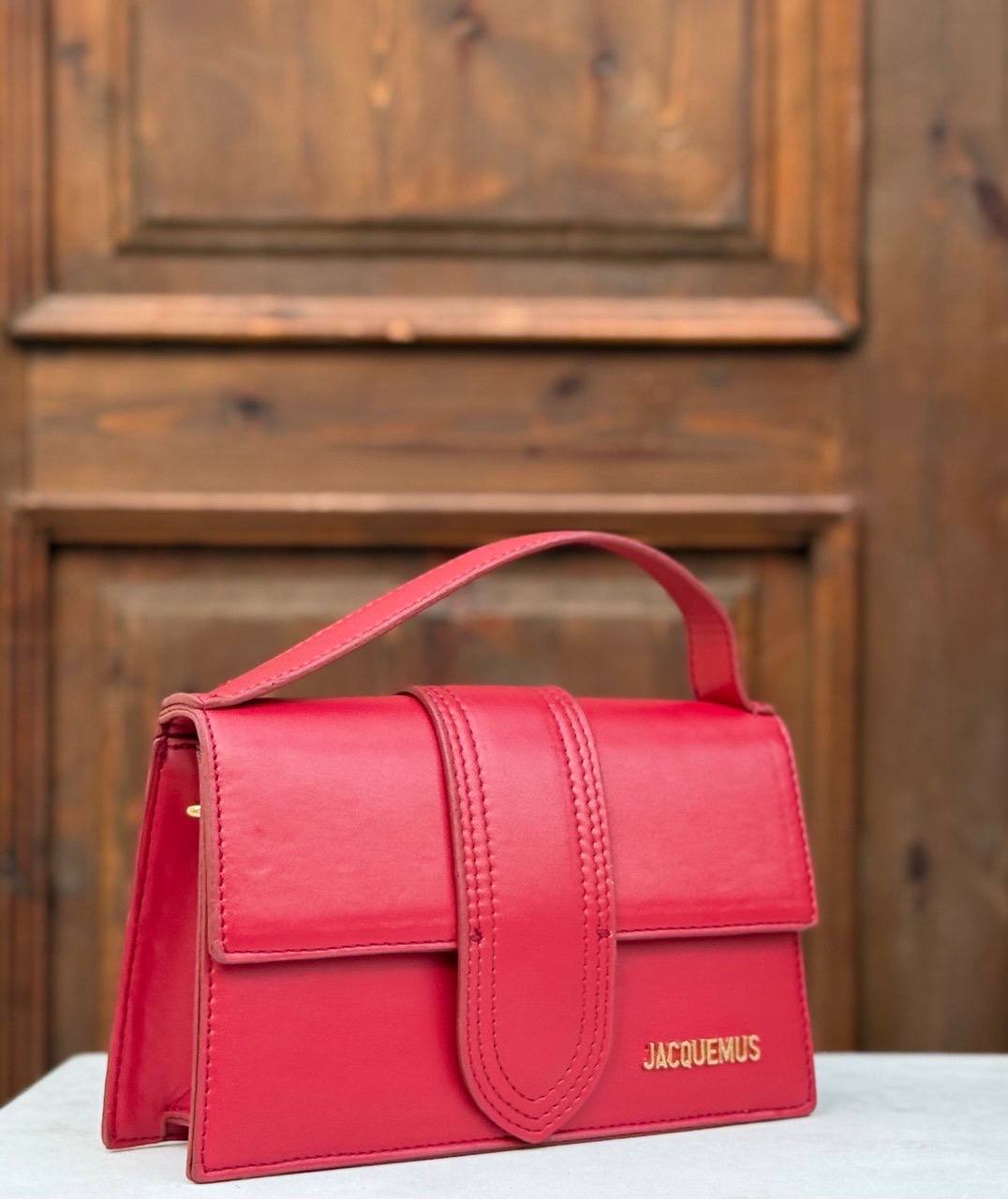 Jacquemus Le Grand Bambino bag - in a smooth leather