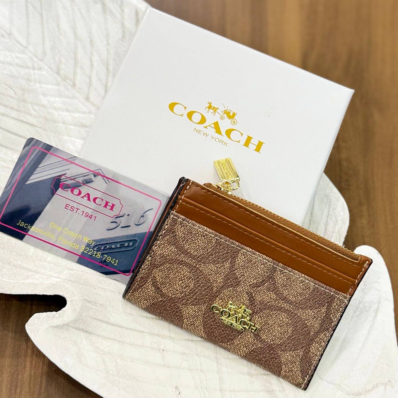 Coach cardholders - with zipper up