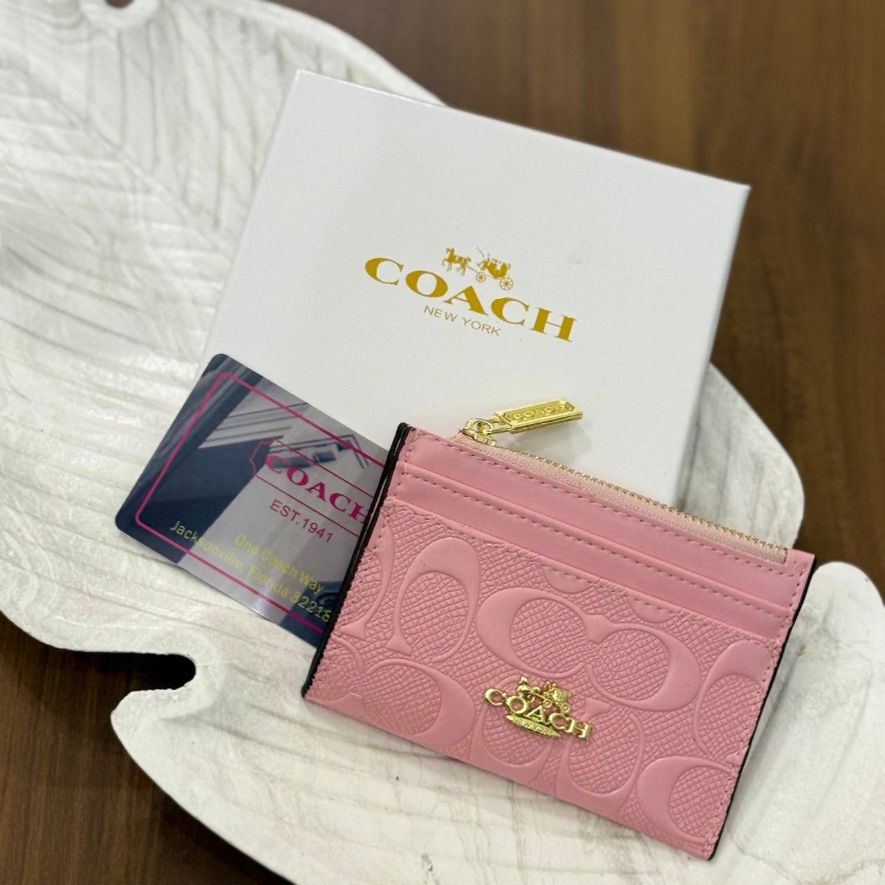 Coach cardholders - with zipper up